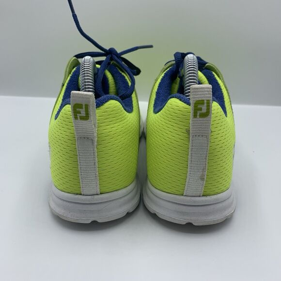 FootJoy EnJoy Women's Golf Shoes Soft Spike Off Neon Yellow 95709 Size 8.5 M - Picture 2 of 8